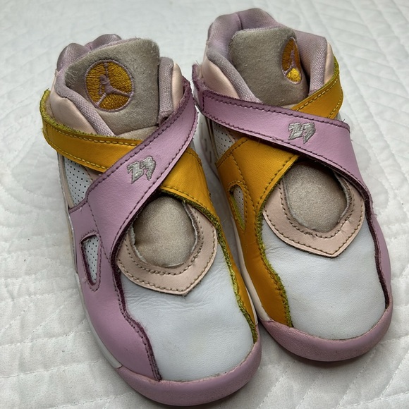 Nike Air Jordan •10C• Retro TD TODDLERS 'Light Arctic Pink Easy On CN8093-816 - Picture 2 of 10